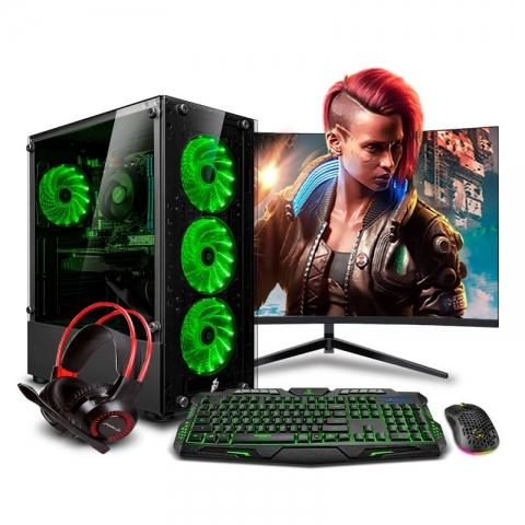PC Gamer Hydra Green Ryzen 7 5700G  - 1