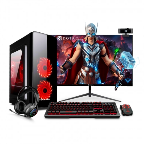 PC Gamer Haku RED AMD Ryzen 3 3400G