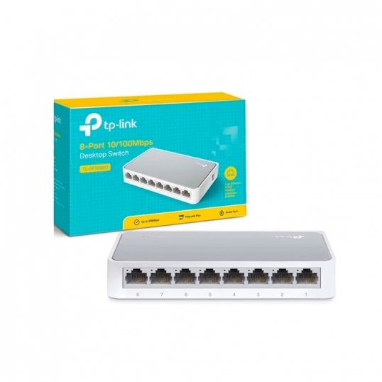 TP-LINK 8 puertos 10/100 mbps  - 1
