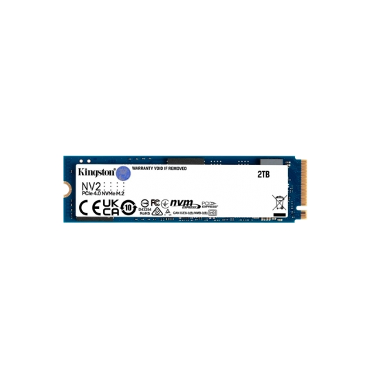Disco Solido SSD Kingston Nv2  M.2 2280 Pcie 4.0 X4 Nvme de 2Tb