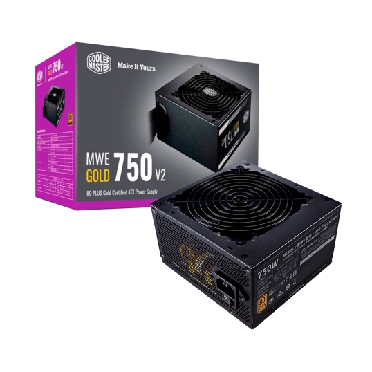 Fuente de poder Cooler Master MWE 750 V2  BRONZE