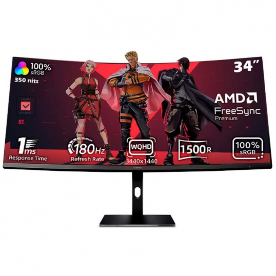 Monitor Curvo Xiaomi Gaming 34" G34WQI 4K 180Hz