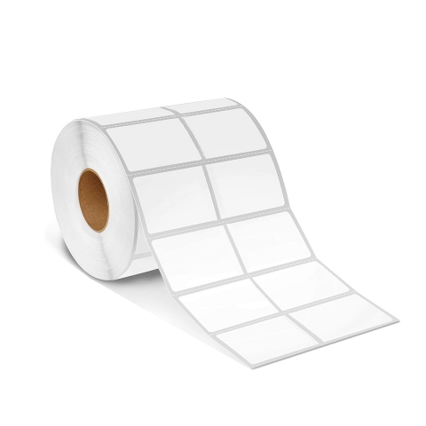 Punto de Venta - 3000 Etiquetas de Papel Adhesivas  50x25mm para Codigo de Barras  - 1