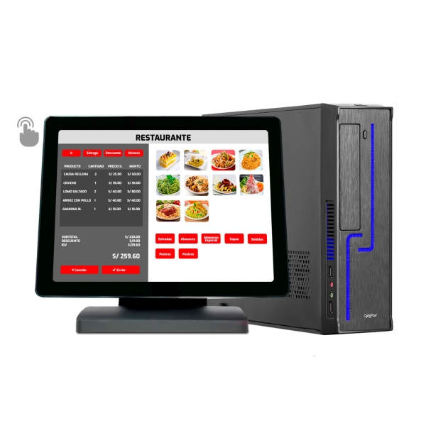 Punto de Venta - Computadora Derby Slim Core i3 + Pantalla táctil multipunto