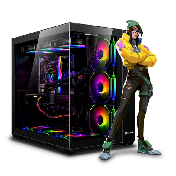 CPU Gamer Falkor Tank Yellow RYZEN 9 9950X