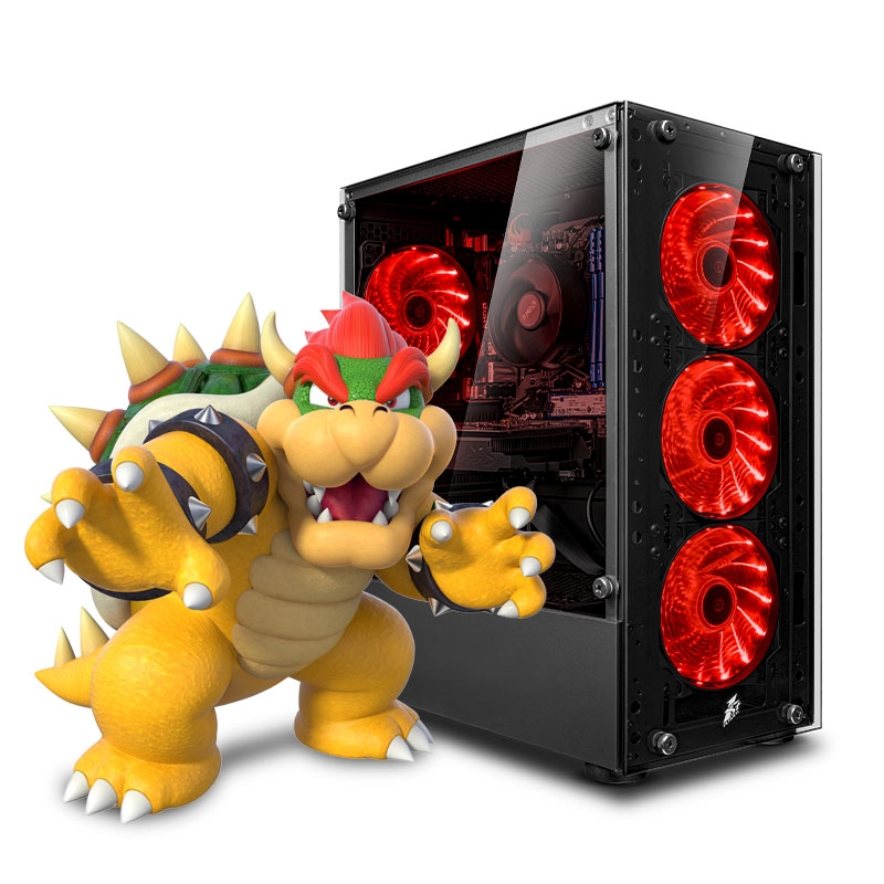 CPU Core I7 8th Gamer Draco Red  - 1