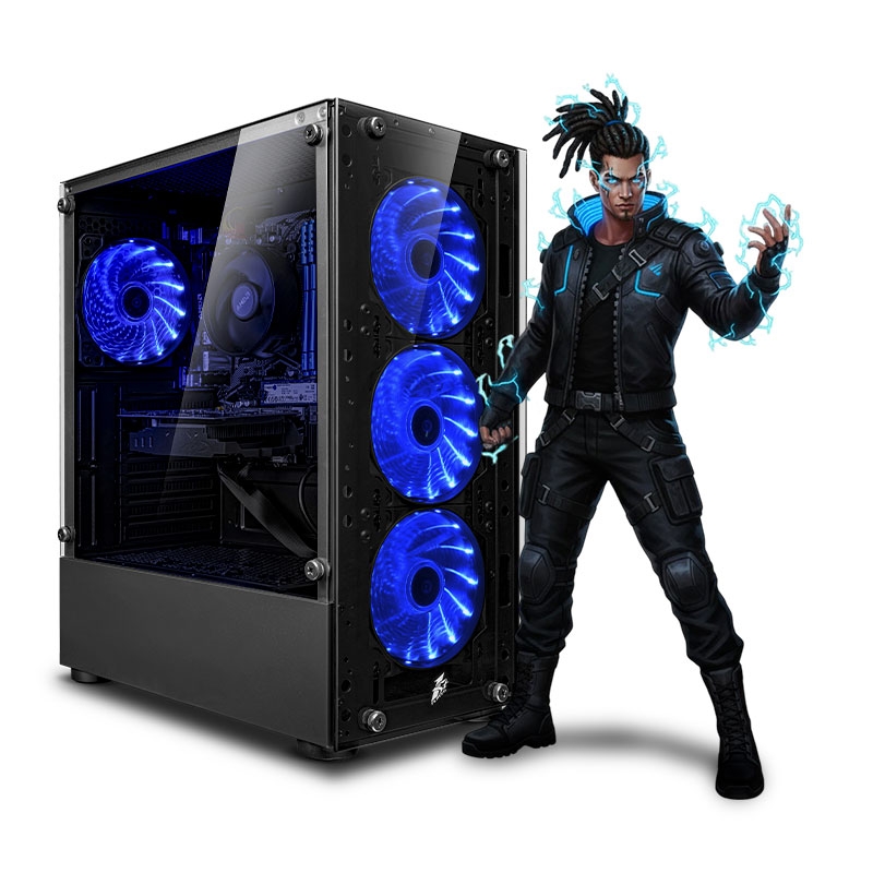 CPU Core i5 14400F 14th Gamer Draco Blue Plus  - 1