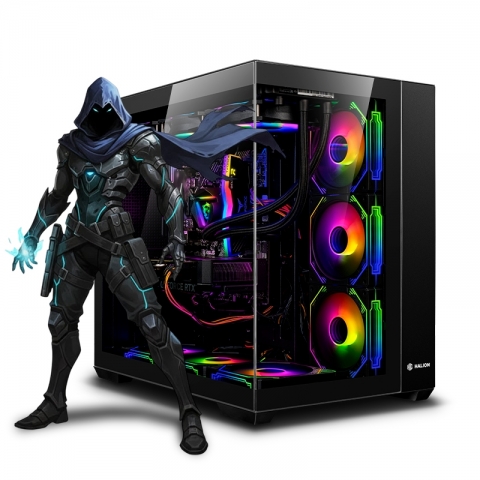 CPU Core i9 Ultra 285K Gamer Draco Black Blue  - 1