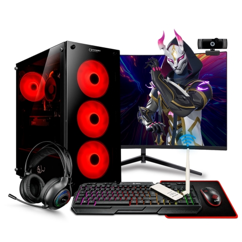 PC Gamer Haku RED AMD Ryzen 5 3400G