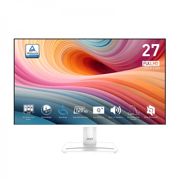 MONITOR PLANO MSI PRO MP275W E2 27" WHITE IPS 120HZ