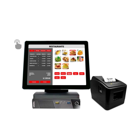 Punto de Venta - Lenovo M73 ULTRA SLIM Core i5 + Pantalla táctil multipunto + Ticketera Termica