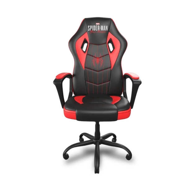 SILLA GAMER X-TECH CON RESPALDO ALTO EDICION SPIDERMAN MILES MORALES