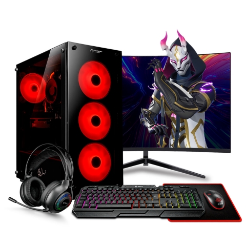 PC Gamer Haku RED AMD Ryzen 5 3400G