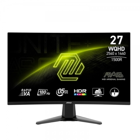 Monitor 27” RAPID VA MSI MAG  27CQ6F 2K WQHD 180Hz