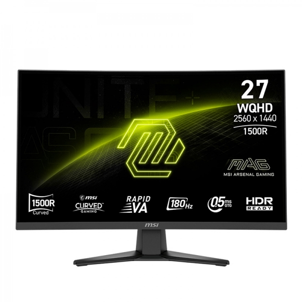Monitor 27” MSI MAG 275CQF-E18 WQHD 180Hz