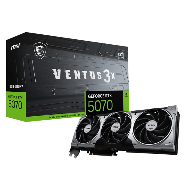 Tarjeta de video MSI VENTUS X3 RTX 5070 12GB