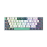 TECLADO MACHENIKE K500-B61 RGB WHITE  - 1