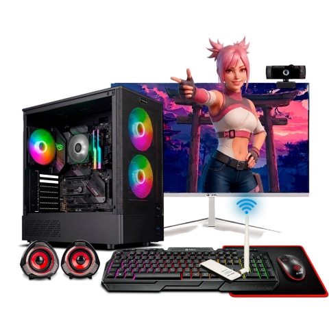 PC Gamer haku pink plus AMD Ryzen 5 5600GT