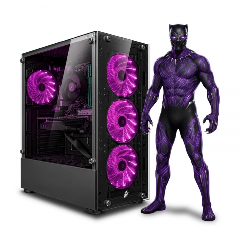 CPU Core i7 9th Gamer Draco Red