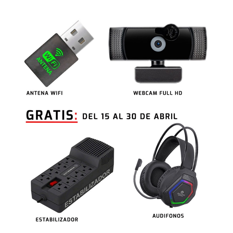 PC Gamer Draco Blue Core i3 14100F 14th  - 5